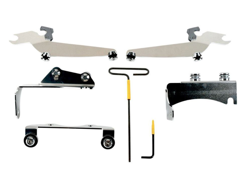 Memphis Shades Windshield Mount Kit. Fits Kawasaki Vulcan VN900 Classic 2006up.