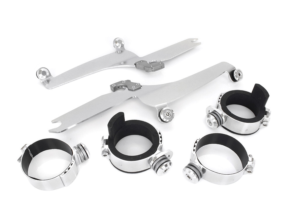 Memphis Shades Windshield Mount Kit. Fits Yamaha V-Star XVS650 & 1100 Classic Models 1998up.