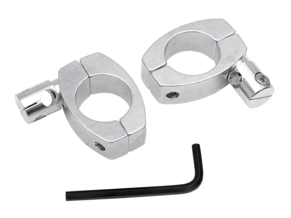 Memphis Shades 1-1/4in. Handlebar Clamps. Fits Memphis Shades Handlebar Mount Windshield.