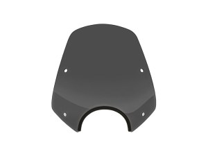 Memphis Shades Del Rey Windshield. Dark Black Smoke. 13in. High x 15in. Wide. Fits models with 5-3/4in. Headlights. Memphis Shades Del Rey Windshield. Dark Black Smoke. 13in. High x 15in. Wide. Fits models with 5-3/4in. Headlights.