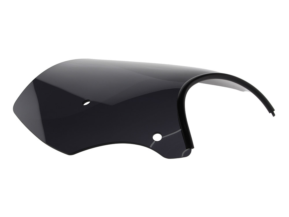 Memphis Shades El Paso Windshield. Dark Black Smoke. 15in. High. Fits models with 7in. Headlights.