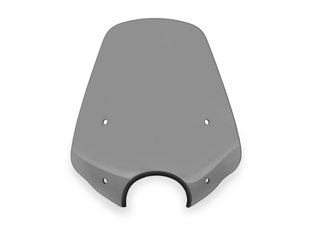 Memphis Shades Rio Grande Windshield. Dark Black Smoke. 21in. Wide x 19in. High.