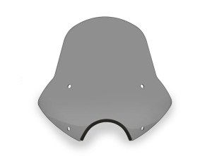 Memphis Shades Speed Demon Windshield. Black Smoke. 18in. High, 21in. Wide. Fits models with 5-3/4in. Headlights. Memphis Shades Speed Demon Windshield. Black Smoke. 18in. High, 21in. Wide. Fits models with 5-3/4in. Headlights.