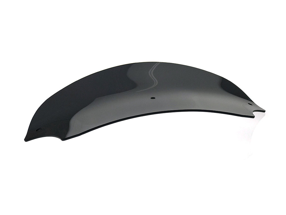 Memphis Shades Standard Windshield for Memphis Shades Batwing Fairing. 5in. High, Dark Black.