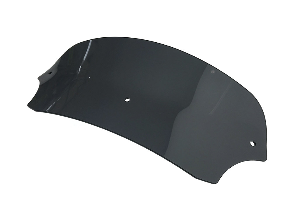 Memphis Shades Standard Windshield for Memphis Shades Batwing Fairing. 5in. High, Dark Black.