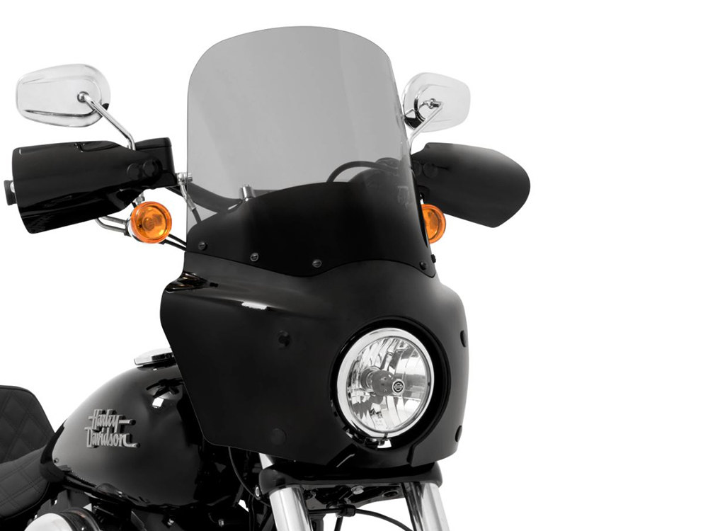 Memphis Shades Road Warrior Windshield – 15in. Black Smoke