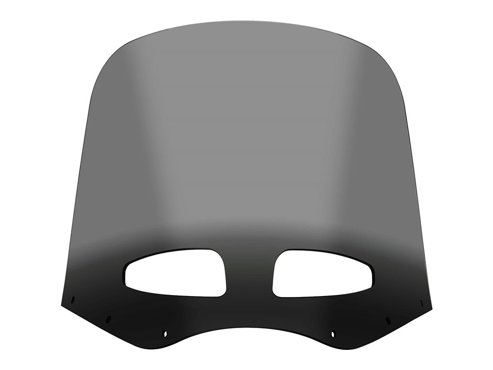 Memphis Shades Vented Road Warrior Windshield – 15in. Black Smoke
