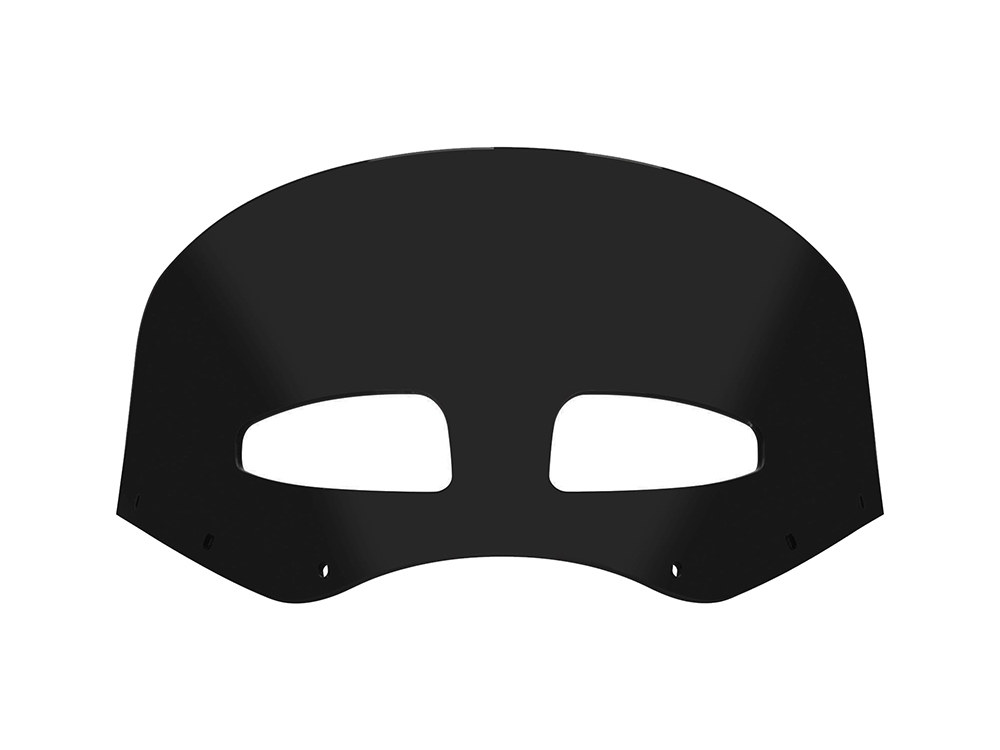 Memphis Shades Vented Road Warrior Windshield – 9in. Dark Black Smoke