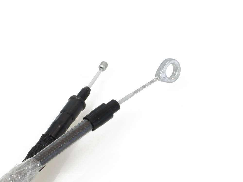 Magnum Shielding 73in. Clutch Cable – Black Pearl. Fits Softail 2007-2024 & Dyna 2006-2017.