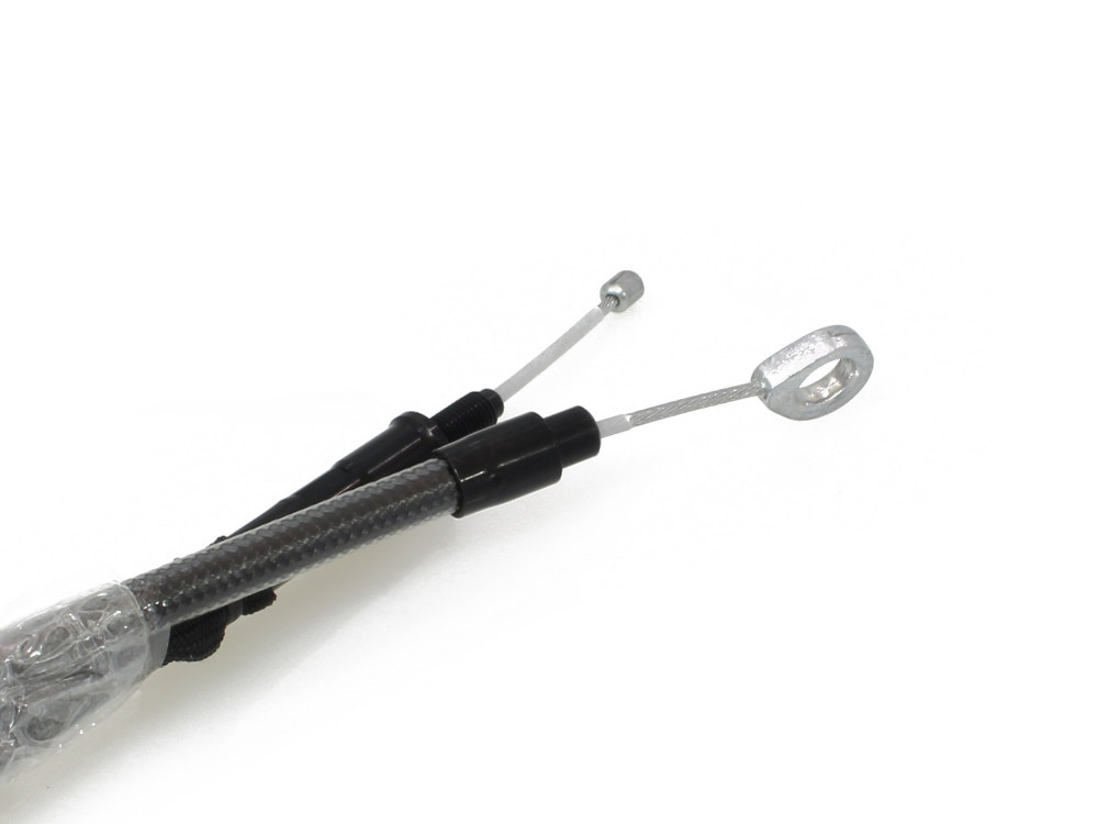 Magnum Shielding 59in. Clutch Cable – Black Pearl. Fits Softail 2007-2024 & Dyna 2006-2017.