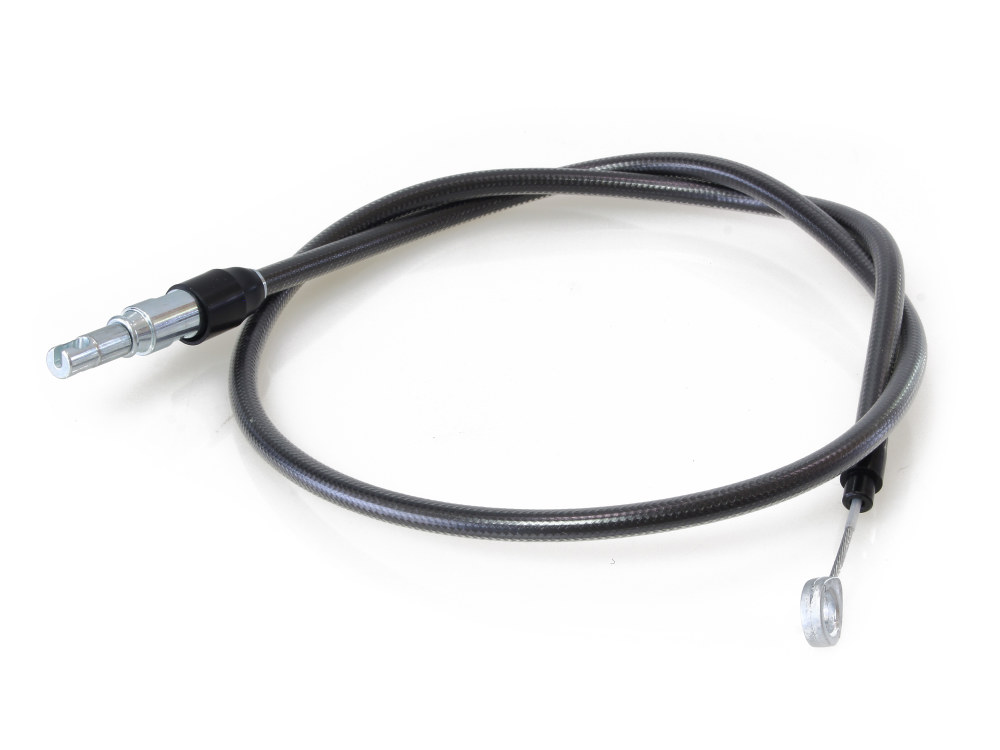 Magnum Shielding 44in. Quick Connect Upper Clutch Cable – Black Pearl. Fits Softail 2018-2024 & Most Touring 2021-2024
