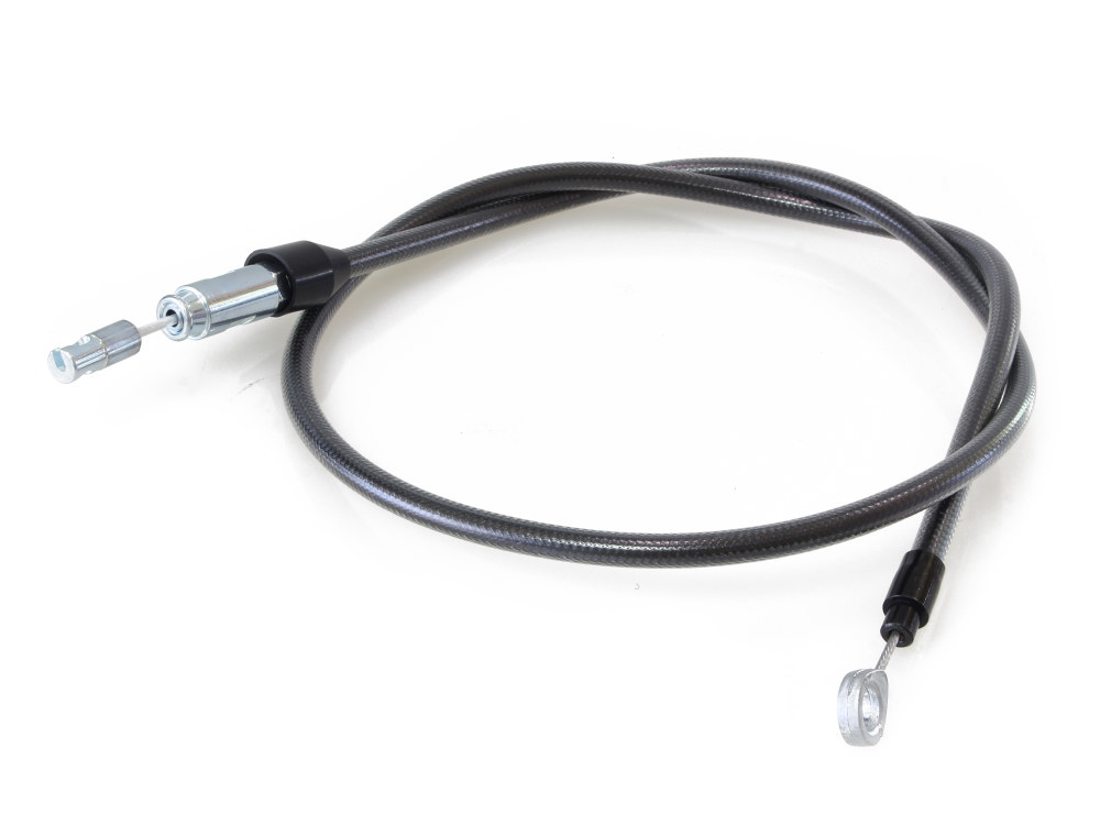 Magnum Shielding 46in. Quick Connect Upper Clutch Cable – Black Pearl. Fits Softail 2018-2024 & Most Touring 2021-2024
