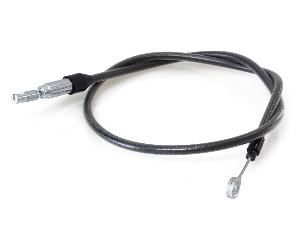 Magnum Shielding 42in. Quick Connect Upper Clutch Cable – Black Pearl. Fits Softail 2018-2024 & Most Touring 2021-2024