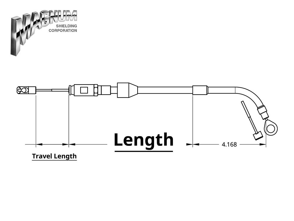 Magnum Shielding 41in. Quick Connect Upper Clutch Cable – Black Pearl. Fits Most Touring 2021-2024