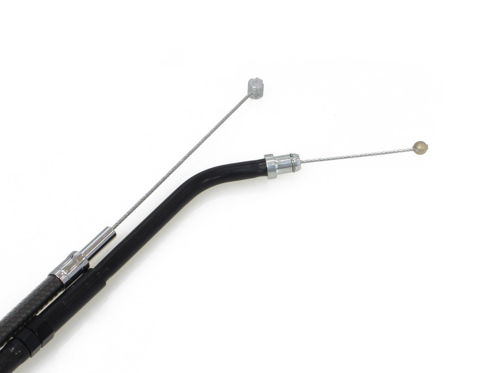 Magnum Shielding 34in. Throttle Cable – Black Pearl. Fits Sportster 1996-2006.