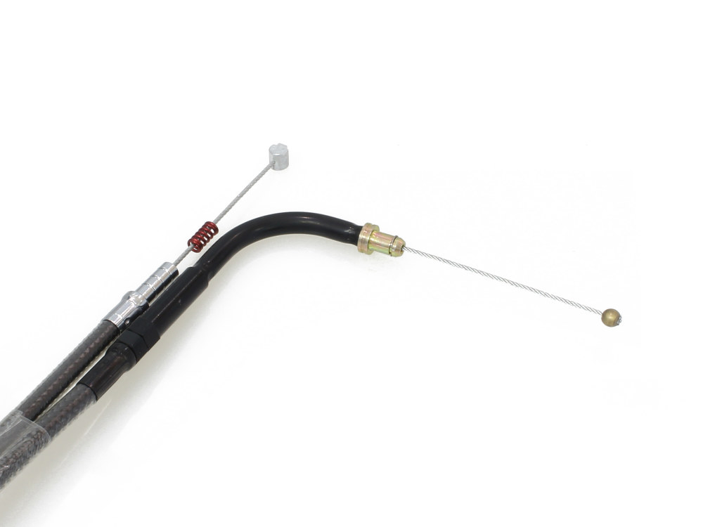 Magnum Shielding 49-1/2in. Idle Cable – Black Pearl. Fits Big Twin 1996-2017.