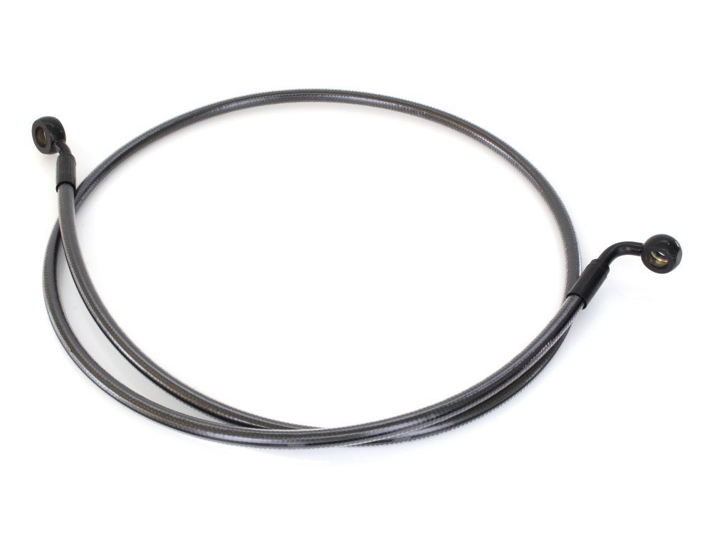 Magnum Shielding 48in. E-Z Align Front Brake Line with 7/16in. x 35 Degree Banjo – Black Pearl.