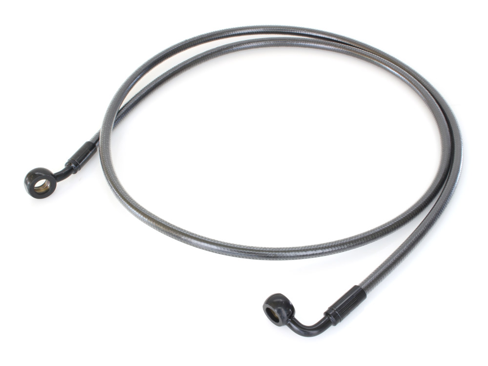 Magnum Shielding 54in. E-Z Align Front Brake Line with 7/16in. x 35 Degree Banjo – Black Pearl.