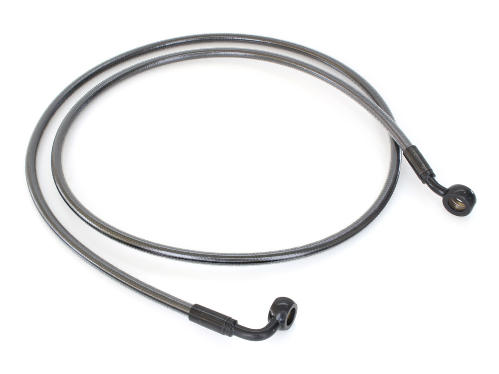 Magnum Shielding 54in. E-Z Align Front Brake Line with 7/16in. x 35 Degree Banjo – Black Pearl.