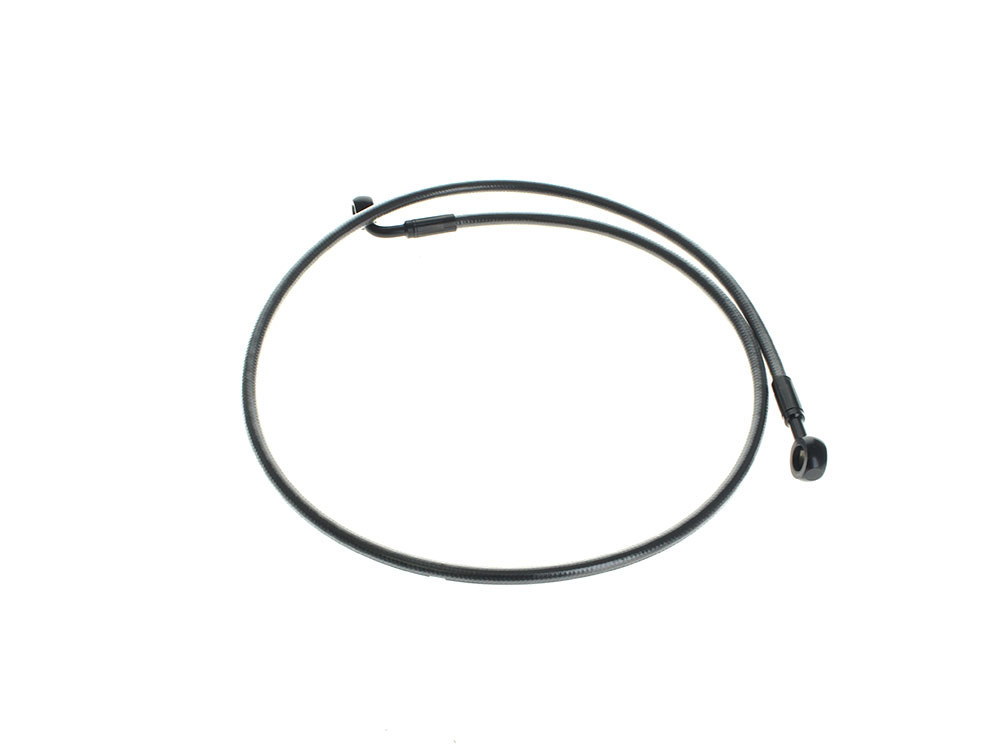 Magnum Shielding 42in. E-Z Align Front Brake Line with 7/16in. x 180 Degree Banjo – Black Pearl