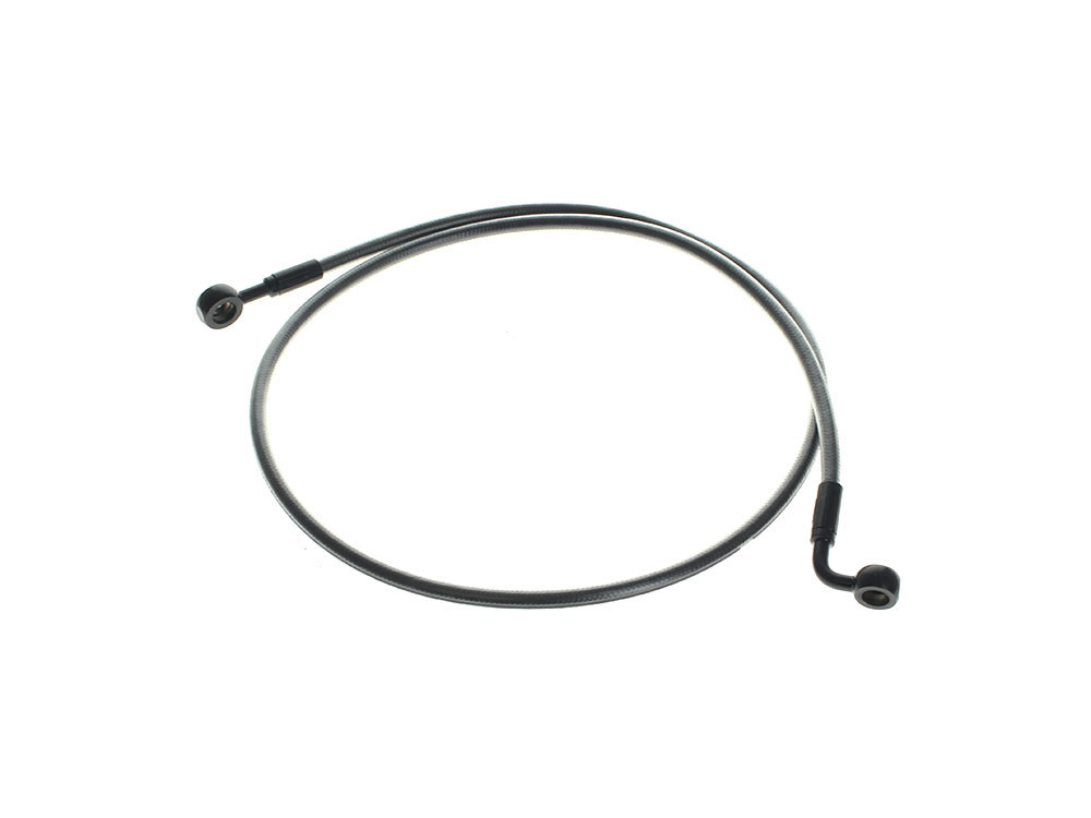 Magnum Shielding 44in. E-Z Align Front Brake Line with 7/16in. x 180 Degree Banjo – Black Pearl