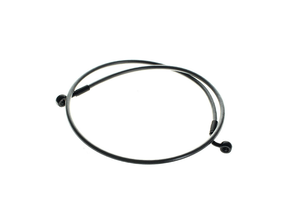 Magnum Shielding 45in. E-Z Align Front Brake Line with 7/16in. x 180 Degree Banjo – Black Pearl