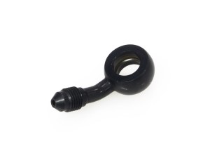 Magnum Shielding Black 7/16in. ID, 35 Degree Banjo – Male #3 End. Magnum Shielding Black 7/16in. ID, 35 Degree Banjo – Male #3 End.