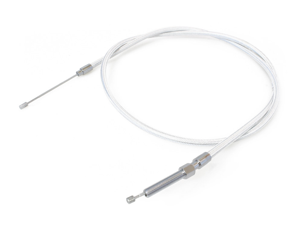 Magnum Shielding 65in. Clutch Cable – Sterling Chromite. Fits 4Spd Big Twin 1968-1986