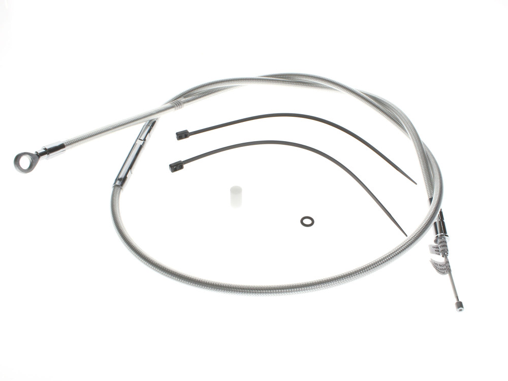 Magnum Shielding 63in. Clutch Cable – Sterling Chromite. Fits Sportster 1986-2003.