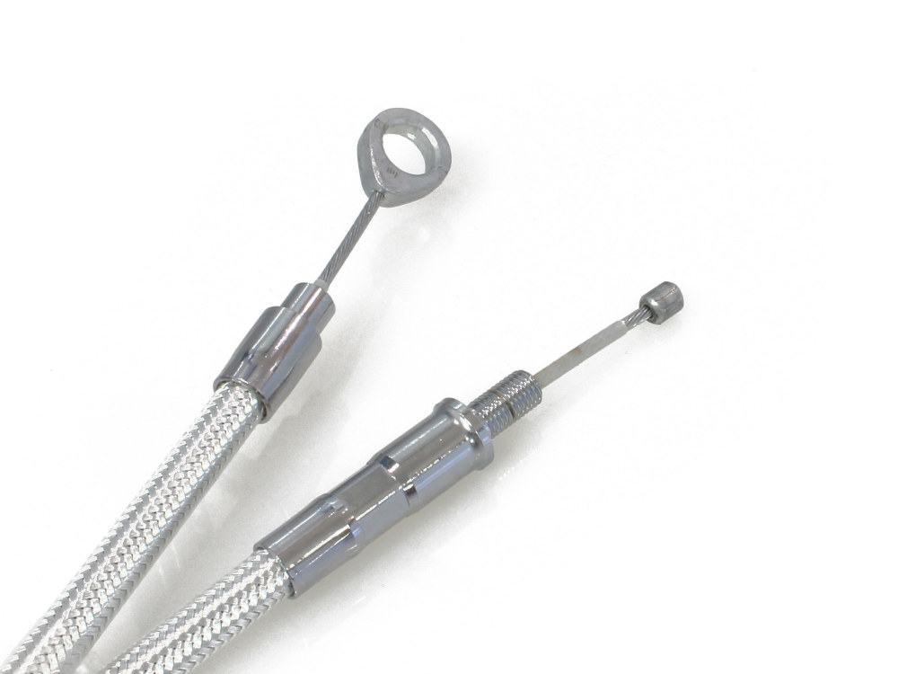 Magnum Shielding 65in. Clutch Cable – Sterling Chromite. Fits 5Spd Big Twin 1987-2006