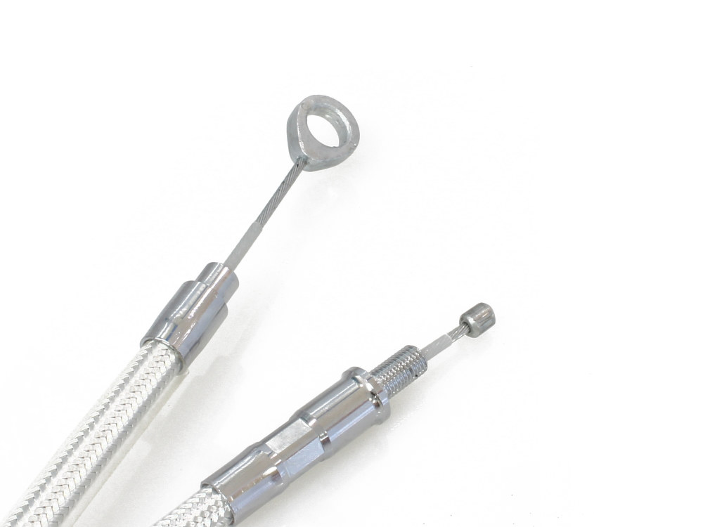 Magnum Shielding 60in. Clutch Cable – Sterling Chromite. Fits 5Spd Big Twin 1987-2006