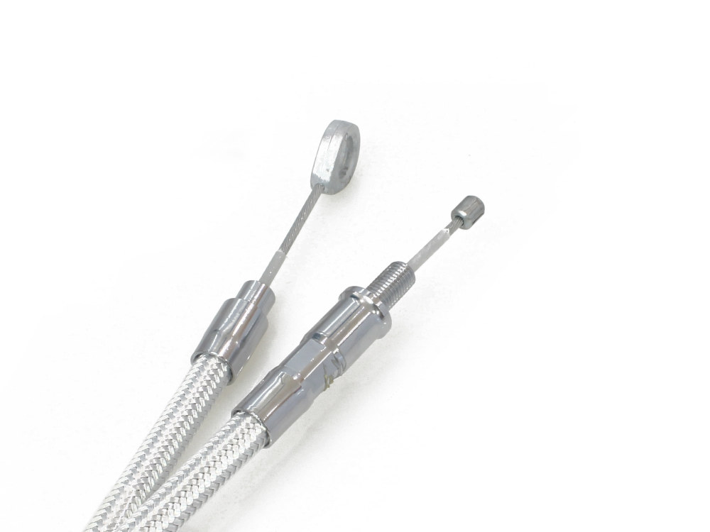 Magnum Shielding 73in. Clutch Cable – Sterling Chromite. Fits 5Spd Big Twin 1987-2006