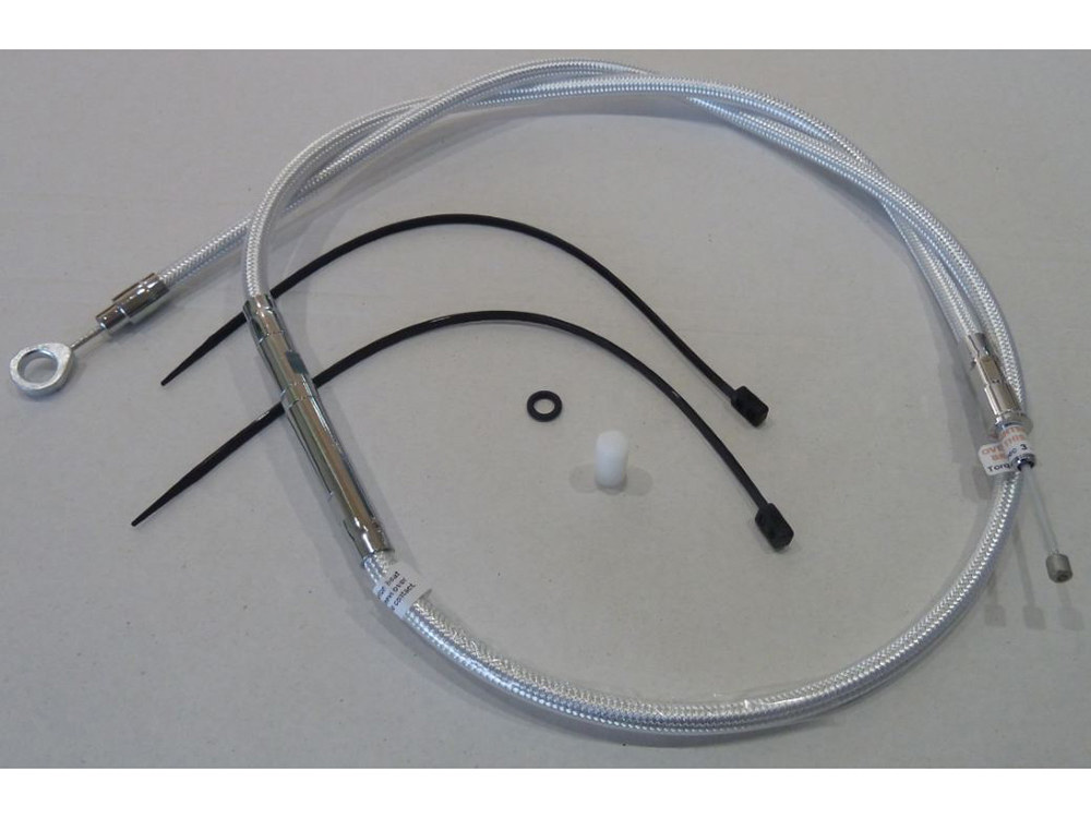 Magnum Shielding 67in. Clutch Cable – Sterling Chromite. Fits Sportster 2004-2021