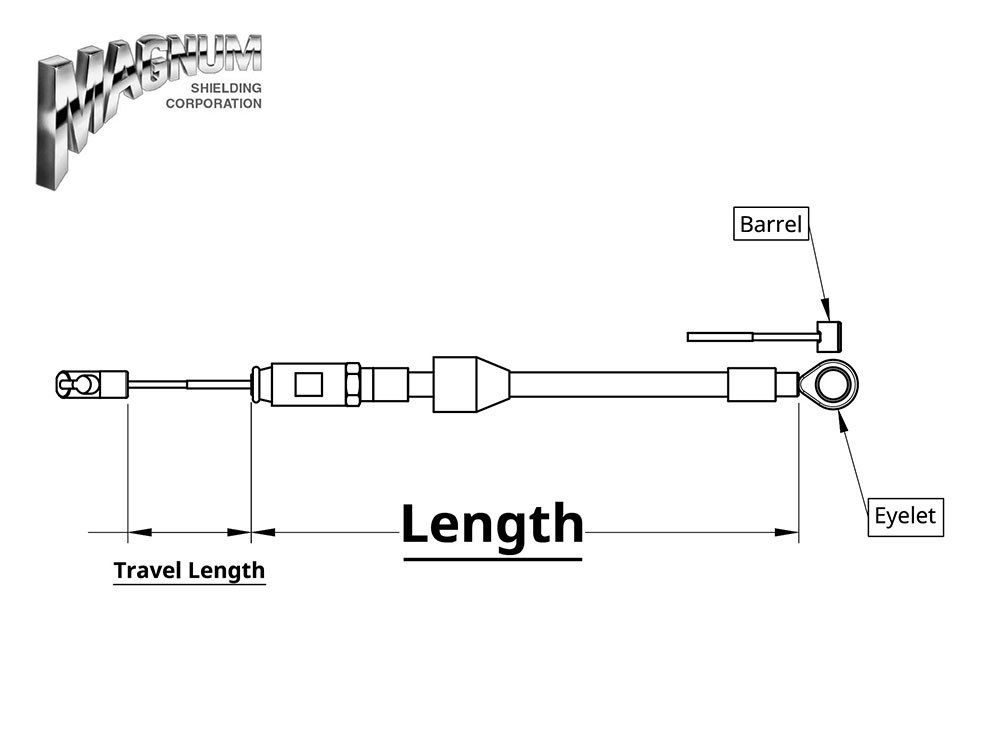 Magnum Shielding 42in. Quick Connect Upper Clutch Cable – Sterling Chromite. Fits Softail 2018-2024 & Most Touring 2021-2024