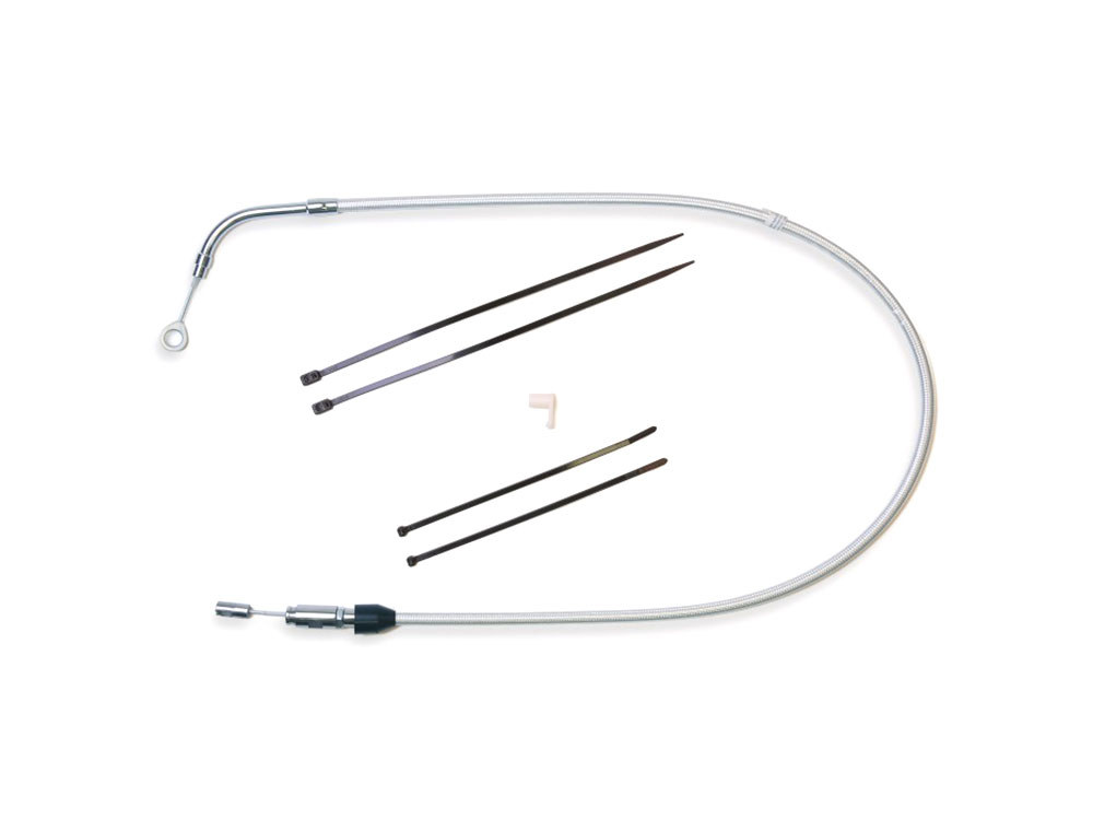 Magnum Shielding 43in. Quick Connect Upper Clutch Cable – Sterling Chromite. Fits Most Touring 2021-2024