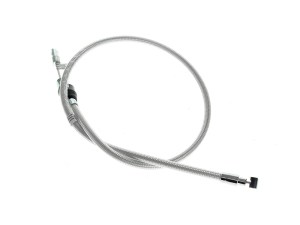 Magnum Shielding 36in. Quick Connect Upper Clutch Cable – Sterling Chromite. Fits Softail 2025up Magnum Shielding 36in. Quick Connect Upper Clutch Cable – Sterling Chromite. Fits Softail 2025up