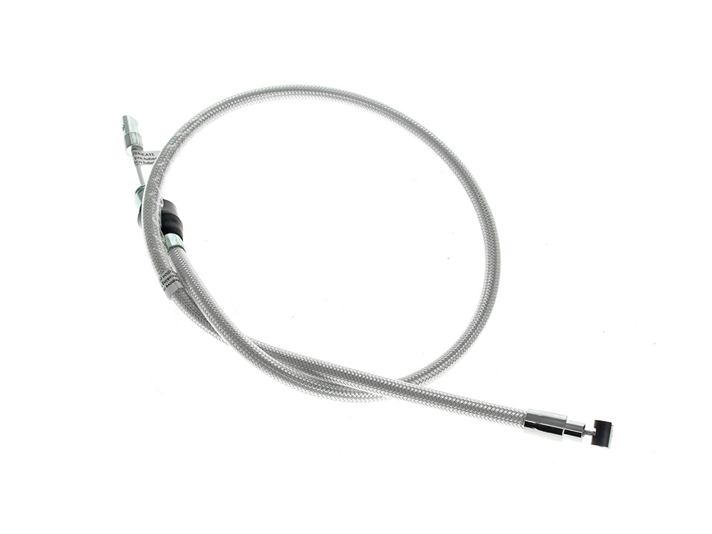 Magnum Shielding 36in. Quick Connect Upper Clutch Cable – Sterling Chromite. Fits Softail 2025up