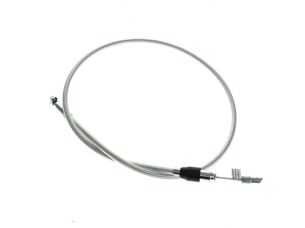 Magnum Shielding 45in. Quick Connect Upper Clutch Cable – Sterling Chromite. Fits Street Glide 2024up