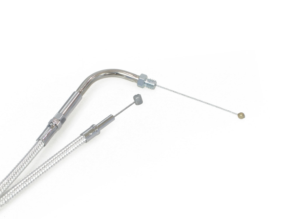 Magnum Shielding 33-1/2in. Throttle Cable – Sterling Chromite. Fits Big Twin 1981-1988.