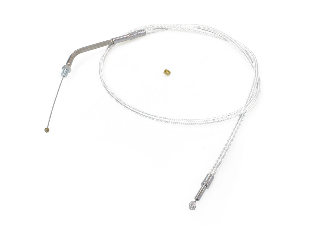 Magnum Shielding 32-1/2in. Throttle Cable – Sterling Chromite. Fits Big Twin 1981-1988.