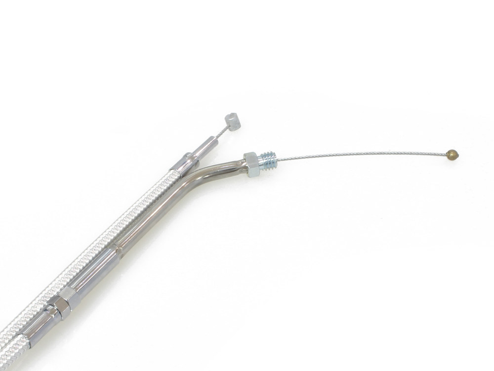Magnum Shielding 38-1/2in. Throttle Cable – Sterling Chromite. Fits Big Twin 1981-1988.