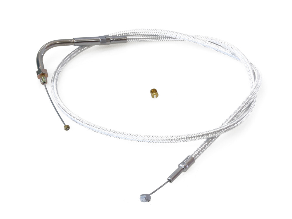 Magnum Shielding 33-1/2in. Throttle Cable – Sterling Chromite.Fits Big Twin & Sportster 1976-1980.