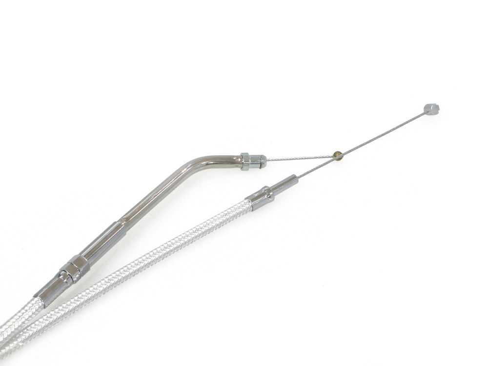 Magnum Shielding 32-3/4in. Throttle Cable – Sterling Chromite. Fits Sportster 1996-2006.