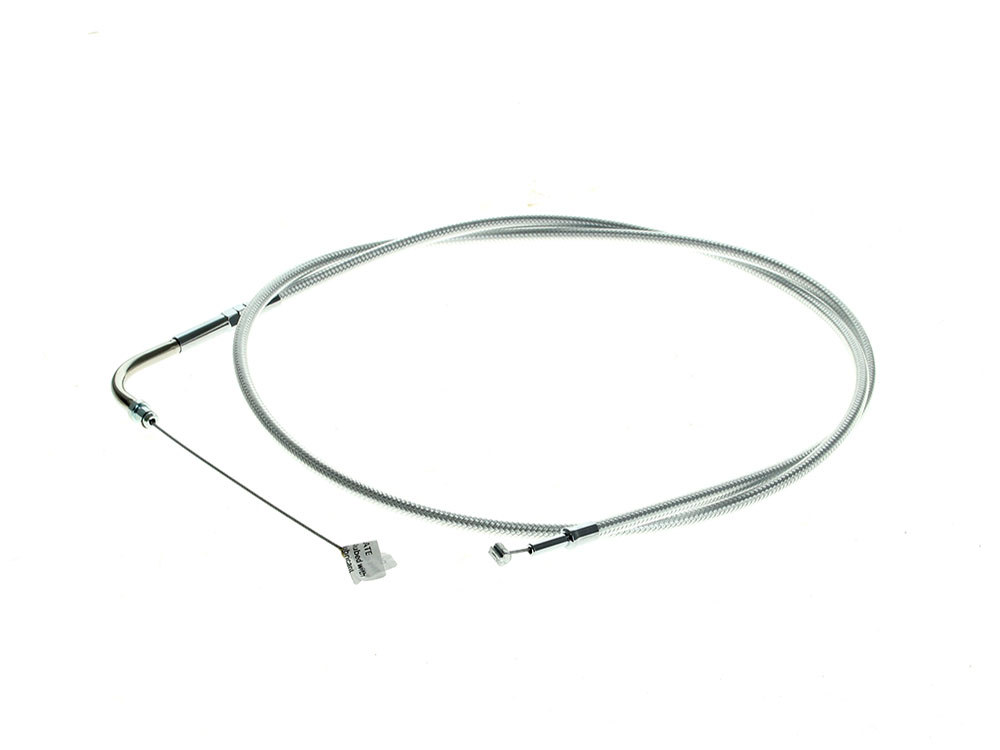 Magnum Shielding 50-1/2in. Throttle Cable – Sterling Chromite. Fits Big Twin 1996-2001 with Magnetti Marelli EFI