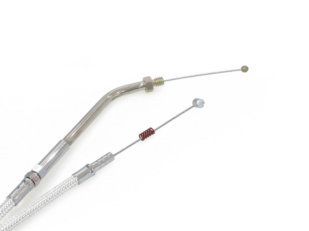 Magnum Shielding 30in. Idle Cable – Sterling Chromite. Fits Sportster 1988-1995.