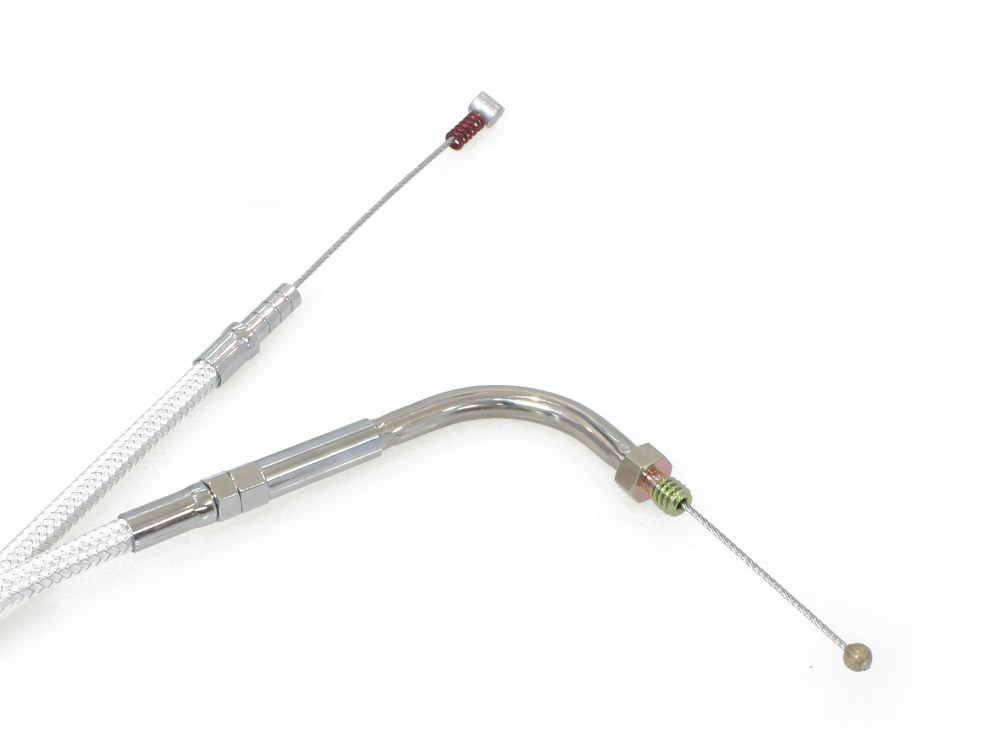 Magnum Shielding 36in. Idle Cable – Sterling Chromite. Fits Big Twin 1990-1995.