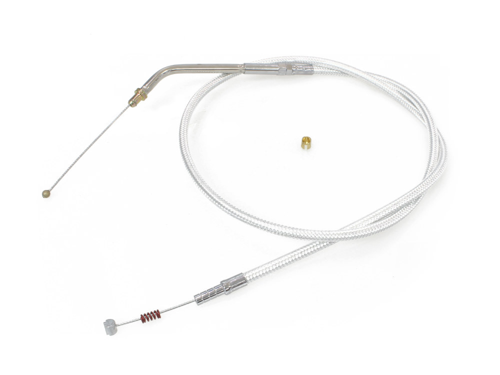 Magnum Shielding 28-3/4in. Idle Cable – Sterling Chromite. Fits Sportster 1996-2006.