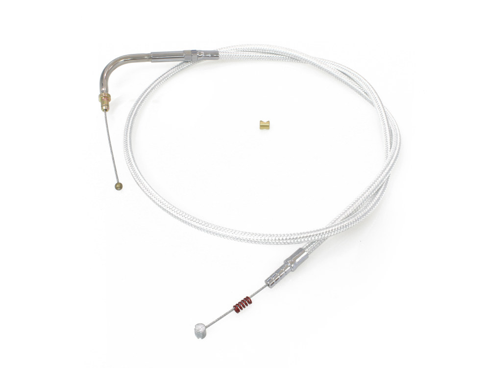 Magnum Shielding 38-3/4in. Idle Cable – Sterling Chromite. Fits Big Twin 1996-2017.