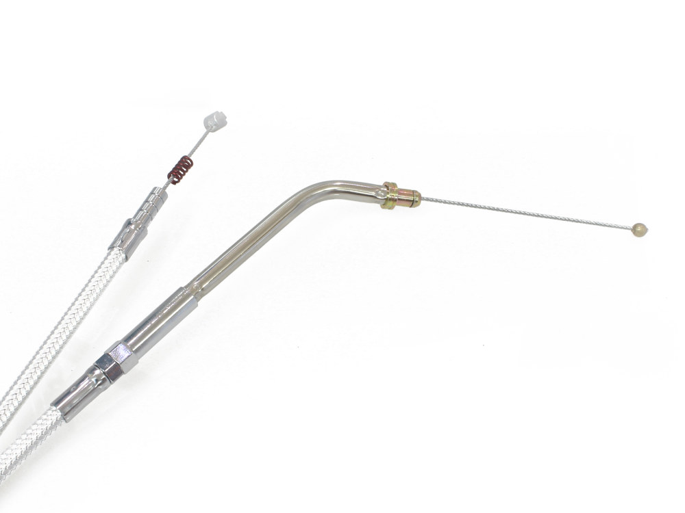 Magnum Shielding 34in. Idle Cable – Sterling Chromite. Fits Sportster 2007-2021.