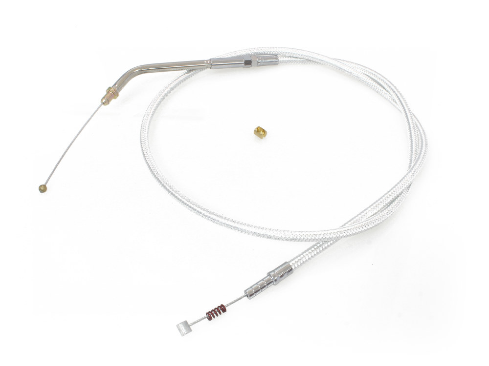 Magnum Shielding 34in. Idle Cable – Sterling Chromite. Fits Sportster 2007-2021.